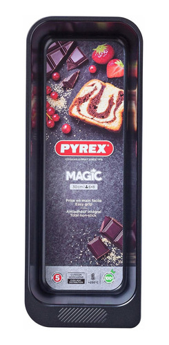 Pyrex Magic Molde Para Pan Color Negro