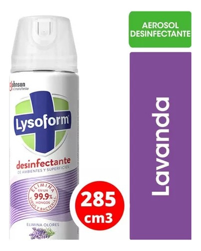 Desinfectante En Aerosol  Lavanda X285ml Lysoform