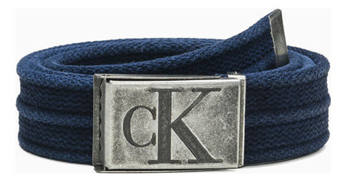 Cinto Masculino Cadarço Calvin Klein Jeans - Marinho Tamanho Gg