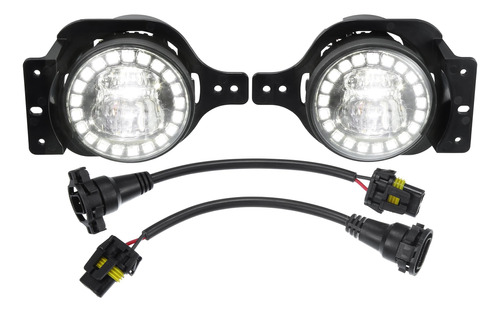 Absopro Luz Antiniebla Led 4  Para Jeep Wrangler Jl Jlu Jt 1