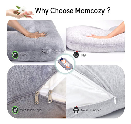 Almohada De Embarazo Eccn En Forma De U Para Todo El Cuerpo