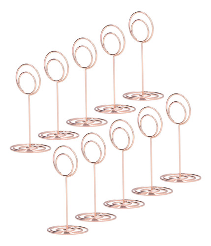 Soporte Para Números De Mesa, 10 Piezas, Proceso De Galvanop