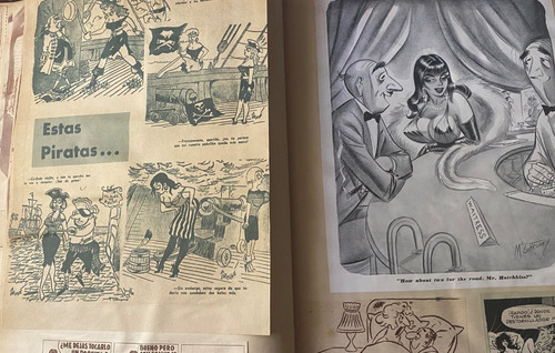 Cuaderno Recortes Humorísticos, Chistes, Casadei Y Otros, B1 (Usado)