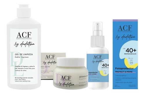 Kit Rutina Facial Los 3 Pasos Acf By Dadatina 