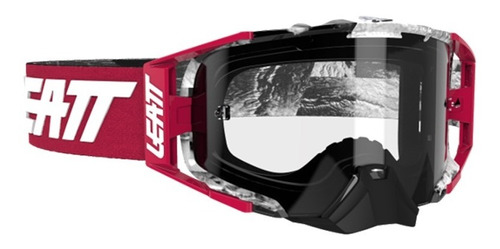 Goggles Velocity 6.5 News - L: Gris Claro 58% M: Rojo/blanco