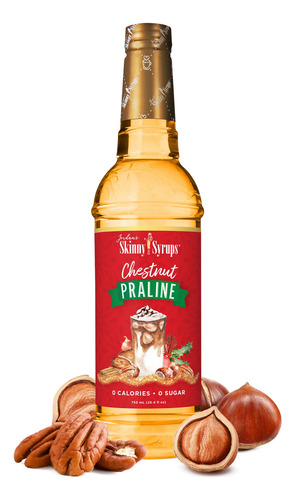 Jarabe Bebidas Praline Castañas Skinny Syrups Chestnut 750ml