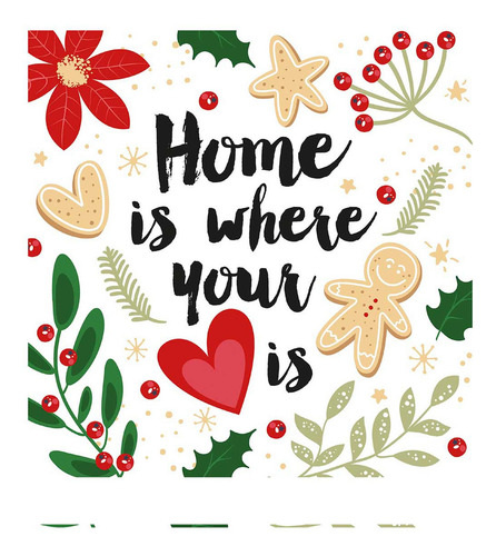 Servilletas 33x33 Home Xmas