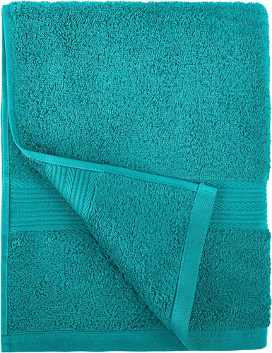 Amazon ® 6 Toallas De Algodón Resistentes A La Decoloración Color Verde Azulado Verde Azulado