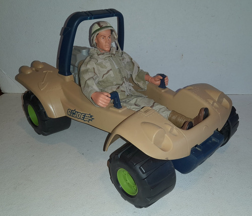 Gi Joe Figura 12 Con Vehiculo Buggy Hasbro 1996 (Usado)