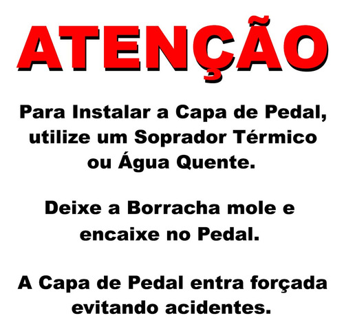 Jogo Capa Pedal Freio Embreagem Belina Corcel Del Rey F1000
