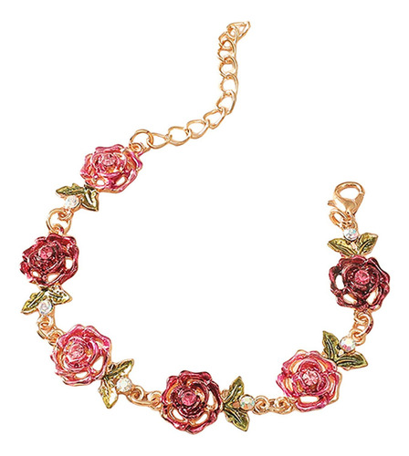 2 Pulsera De Flores Joyas Pulsera De Moda Para Mujeres