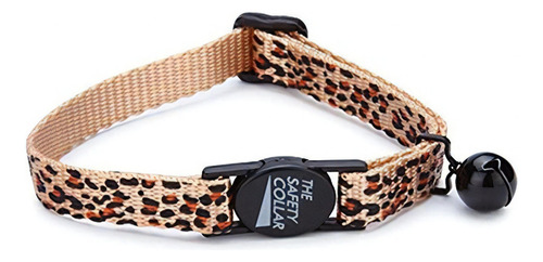 Collar De Gato De Nylon Con Estampado De Guepardo De Meow To