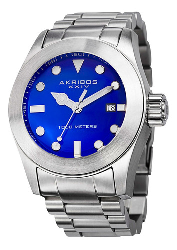 Reloj Para Hombre Akribos Xxiv Ak730bu De Cuarzo Esfera