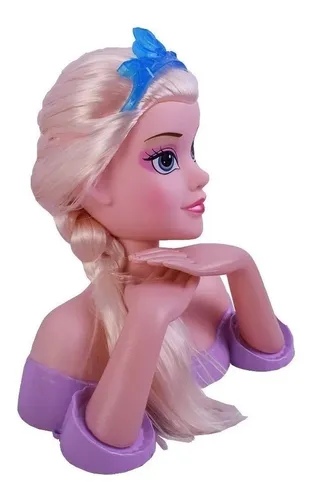 Cabeza de muñeca para peinar y maquillar mercadolibre sale