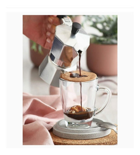 Imagen 7 de 7 de Set 6 Tazas Para Café Té Marca Lav Vidrio 300ml