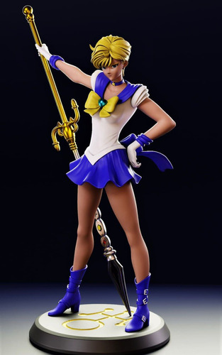 Archivo Stl Impresión 3d - Sailor Moon - Sailor Uranus Statu