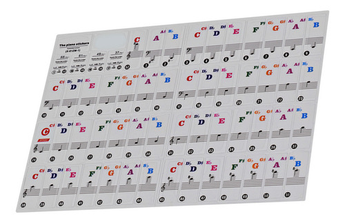 Teclados Adhesivos 61/ Pegatinas De Colores Para Teclado 49/