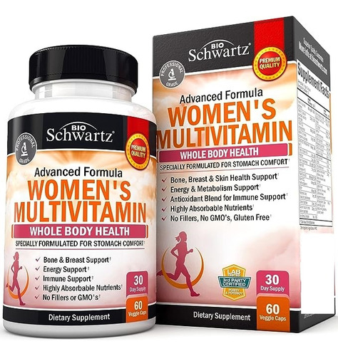 Bioschwartz Womens Multivitamin 60caps Salud Del Cuerpo