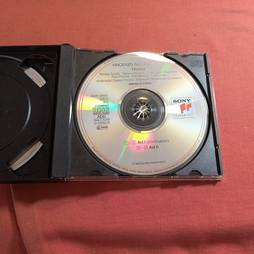 Vincenzo Bellini / Norma Cd Doble Con Libreto / Austria B25 (Usado)