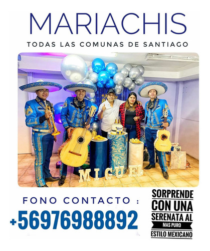 Imagen 1 de 4 de Mariachis A Domicilio Serenatas Con Charros