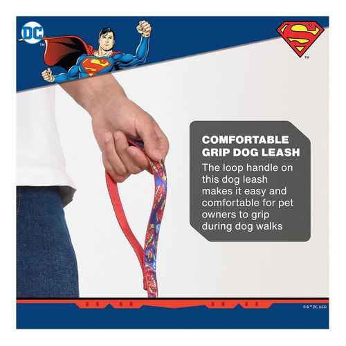 Dc Comics Superman 4 Pies De Correa Para Perros (48 | La De Multi.