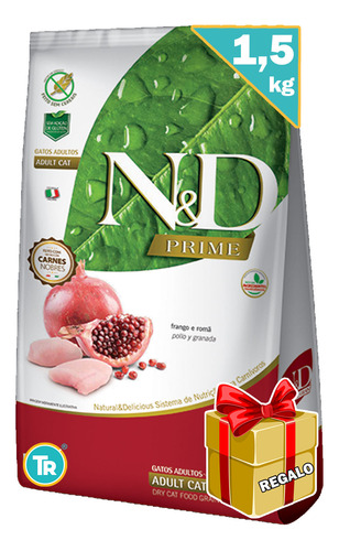 Ración Para Gato - N&d Feline Adulto 1,5kg + Envío Gratis