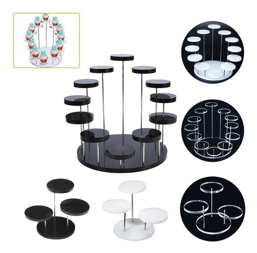 . Soporte De Acrílico For Cupcake Stand For Postre De Pastel