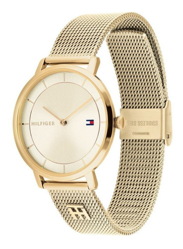 Reloj Tommy Hilfiger Mujer Mesh 1782286 Acero Dorado 