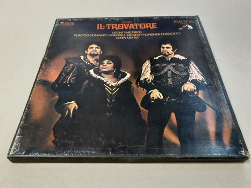 Il Trovatore, Verdi, Domingo, Price 3 Lp Nacional 1970 8/10