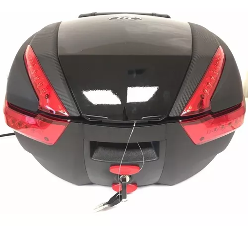 Nuevo Baul Moto Ht 36l Desmont Respaldo Con Led No Givi Top