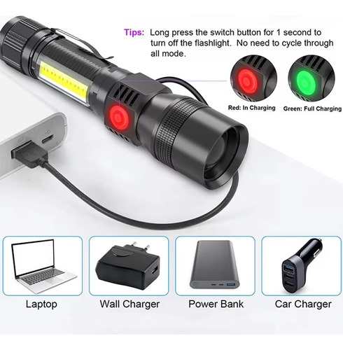 Linterna Uv, Linterna De Carga Usb, Linterna Ultravioleta Le