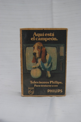 Caja Fósforos Tres Patitos Philips Mundial Antigua Vintage 