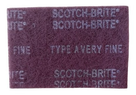Lamina De Esponja Abrasiva # 7447 3m Scotch Brite Pack De 2