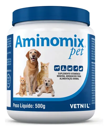 Aminomix Pet 500g Suplemento Vitaminico - Vetnil