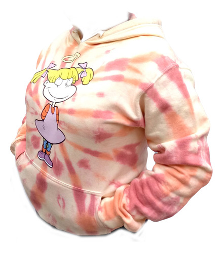 Sudadera Hoodie Tie Dye Angélica Rugrats, Gorrito De Regalo