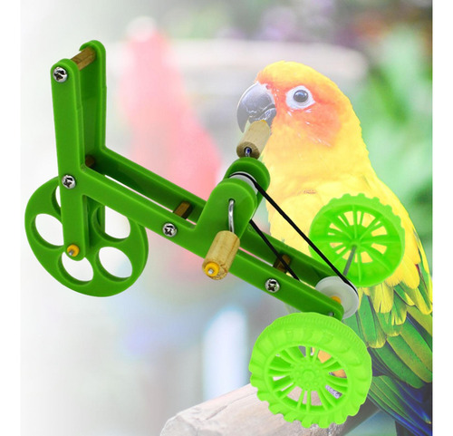 Parrot Bike Toy Bird Training Accesorios Interactivos