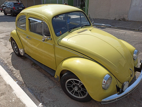 Volkswagen Fusca 1.300l Ano 1977 - Amarelo Java