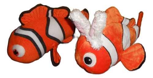 Lote 2 Peluches De Nemo Originales Disney 20 Cms (Usado)