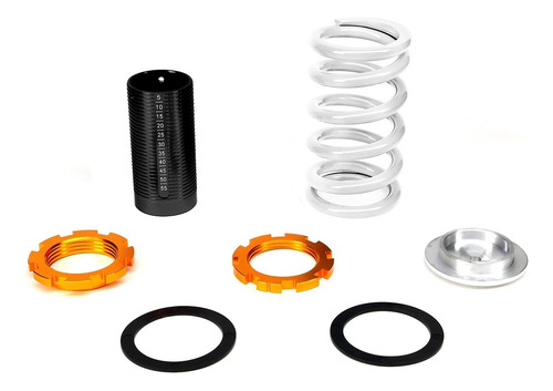 Coilovers Universales Altura Ajustable Blanco/negro