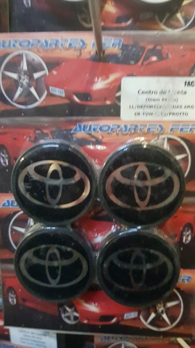 Juego X4 Centros De Llanta Deportivos Eb Ra 49mm Toyota