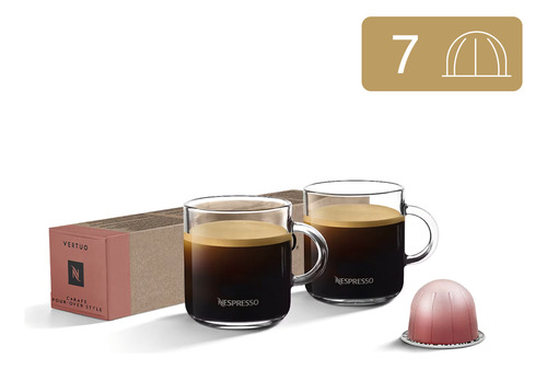 7 Cápsulas Nespresso Vertuo Carafe Estilo Filtrado