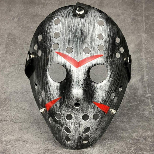 Halloween Disfraz De Miedo, Mxjsr-001, 1 Pza. 25x18x5 Cm, Pl Color Gris Jasonsilver