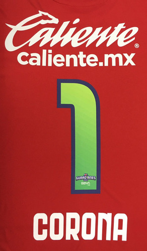 Jersey Cruz Azul 2021 Portero Local Rojo Jesús Corona