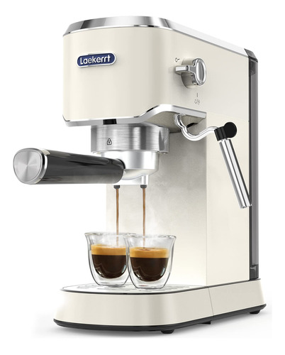 Laekerrt Maquina De Cafe Expreso Cmep02 De 20 Bares, Con Esp