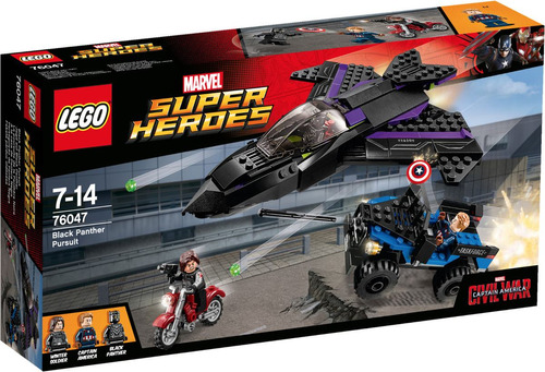 Lego Mod 76047 287 Piezas Pantera Negra Capitan America Nvo