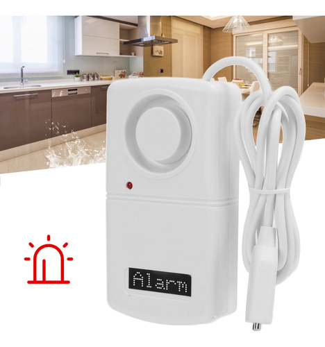Alarme De Nível De Água 110db Detector De Vazamento De Inund