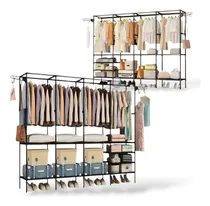 Comprar Guarda Roupa Calçados Closet Cu002F4 Colunas Cabideiro Sapateira