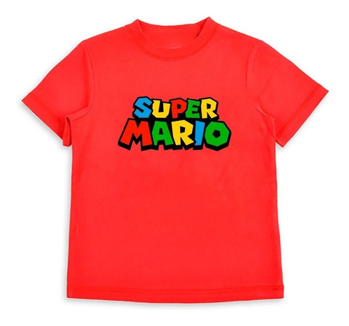 Polera Estampada Mario Bros 001 Niño/hombre