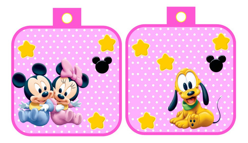 A26 Kit Imprimible Cumpleaños Mickey Y Minnie Bebe 