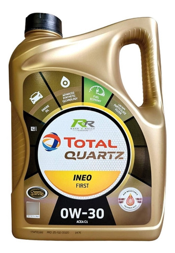 Aceite Total Quartz Ineo First 0w30 4l Peugeot 308 1.6 Thp